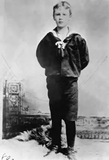 Franklin D Prints: Franklin Delano Roosevelt as a Boy