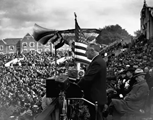 Podium Prints: Franklin Delano Roosevelt Campaign Speech