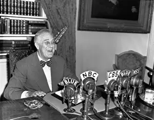 Ashtray Prints: Franklin Delano Roosevelt Hails Fall of Rome
