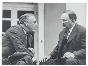 Robinson Prints: Franklin Delano Roosevelt and Joseph T. Robinson Conferring