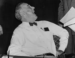 Franklin Delano Roosevelt Laughing