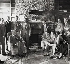 Warm Springs Prints: Franklin Delano Roosevelt Press Conference