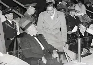 Speaking Prints: Franklin Roosevelt With Errol Flynn