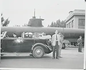 Admiral Prints: Franklin Roosevelt, John W. Greenslade, and W.L. Friedell Chatting