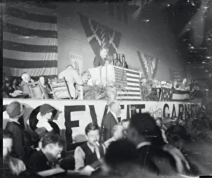 Rhetoric Prints: Franklin Roosevelt Speaking at Podium