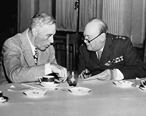 Yalta Prints: Franklin Roosevelt and Winston Churchill