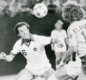 Franz Beckenbauer in Soccer Action