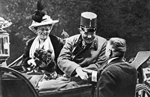 Scarf Prints: Franz Ferdinand, Archduke of Austria and his Wife Sophie, Duchess of Hohenberg