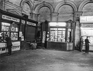 Interiors Prints: Franz-Josef railway station in Vienna 1971