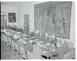 Bonn Prints: Franz Josef Strauss Addressing Atomic Energy Commission