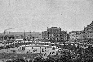 Games Prints: Franz Joseph Square and the Building of the Hungarian Academy of Sciences