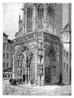 Brick Gallery: The Frauenkirche ( Church of Our Lady ) in Nuremberg, Germany