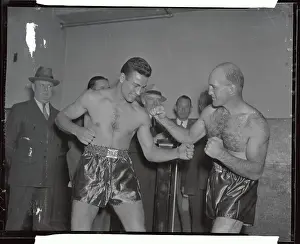 Fred Apostoli and Marcel Thil Squaring Off
