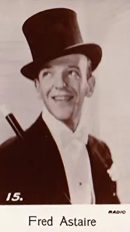 Fred Astaire, Film Stars series, collectible C T Bridgewater cigarette card, 1935