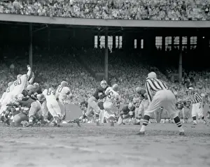 Fred Cone Kicking for a Field Goal