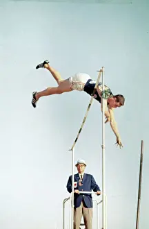 Fred Hansen Jumping with Pole