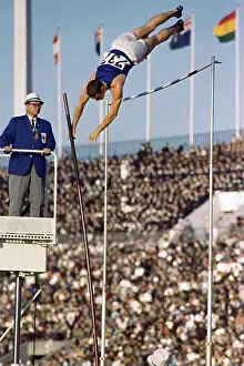 Track Official Prints: Fred Hansen Pole Vaulting