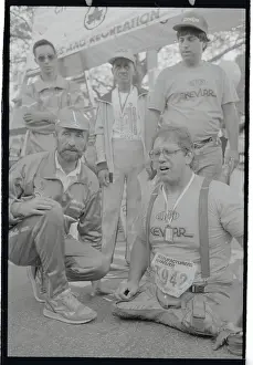 Fred Lebow Awarding Vietnam Veteran