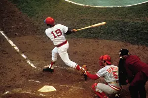 Fred Lynn in Batting Action