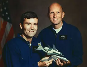 Fred W Prints: Fred W. Haise Jr. and C. Gordon Fullerton