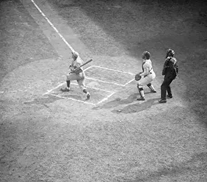 Swinging Prints: Freddie Lindstrom @ Bat In World Series