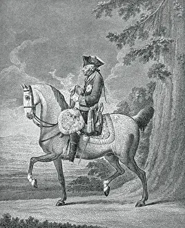 Frederick Ii Prints: Frederick II Riding Horse