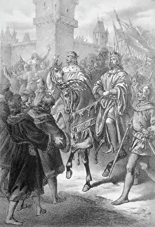 Frederick II Riding on Horseback