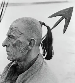 Whaler Prints: Frederick Ledebur in Makeup for Film Role
