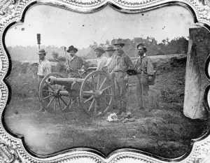 5 4 H War 1861 65 American Prints: Free-State Battery