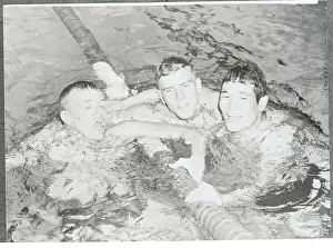 Free Style Swimmers in the Water