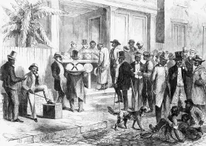Polling Prints: Freedmen Voting