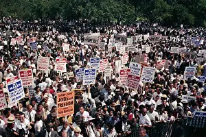 Freedom March Participants Gathered at the Mall