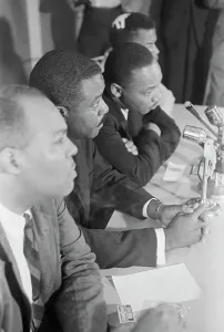 Montgomery Prints: Freedom Riders Leaders At Press Conf