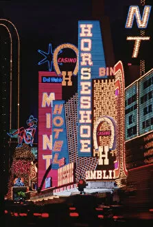 Vibrant Neon Art Collection: Freemont Street, Las Vegas, Nevada
