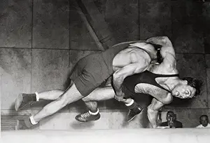 Helsinki Prints: Freestyle Olympic Wrestlers