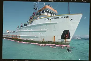 Freighter Aclec Owen After Running Aground