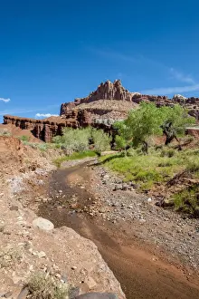 Fremont River near Fruita, Capitol Reef National Park, Utah, USA