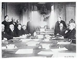 French Cabinet in Session