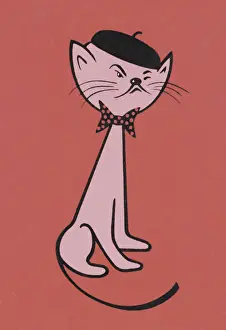 One Anim Prints: French Cat