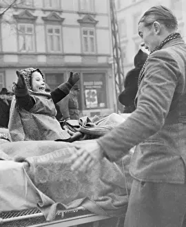Fatherhood Prints: French Child Reaching out to Her Father
