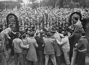 Algiers Prints: French Demonstrators in Algerian Riot