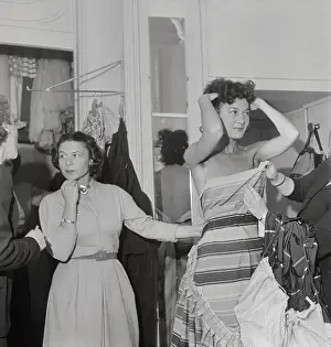 French Fashion Designer Carven Fitting Model