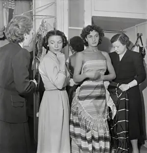 French Fashion Designer Carven Fitting Model