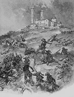 French Forces Storming Fort Guadalupe