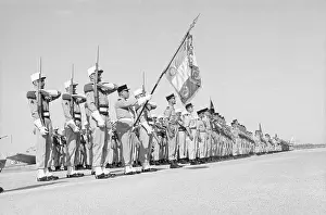 French Foreign Legion Presenting Colors