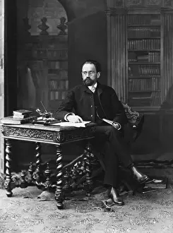 Legs Crossed Prints: French Novelist Emile Zola