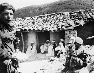 Algeria Prints: French Paratroops Occupying an Algerian Village