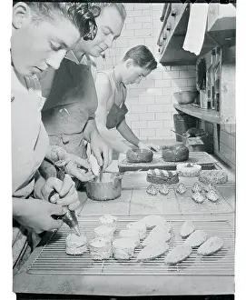 French Pastry Chefs Working on Their Creations