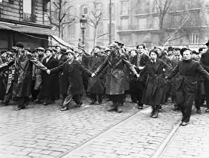 French Radicals Demonstrating
