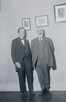 French Scientists Posing at Franklin Institute